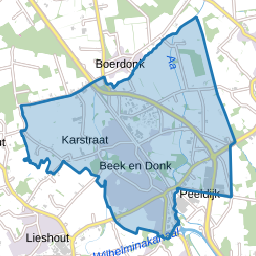 Kadastrale gemeente Beek en Donk