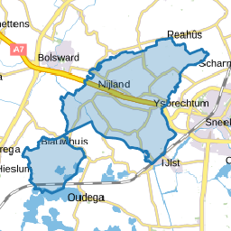 Kadastrale gemeente Nieuwland Friesland