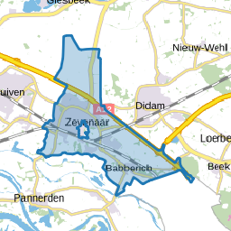 Kadastrale gemeente Oud-Zevenaar