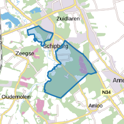 Verspreide huizen Schipborg