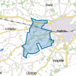 Verspreide huizen ten westen van Aalten