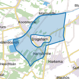 Verspreide huizen Drogeham