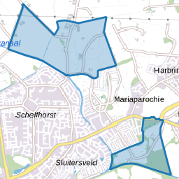 Verspreide huizen wijk 13