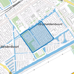 Stripheldenbuurt Midden- west