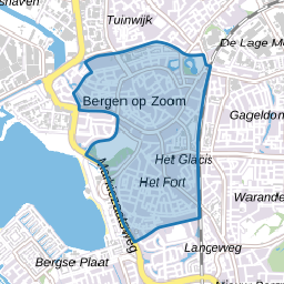 Bergen op Zoom-Oude stad en omgeving