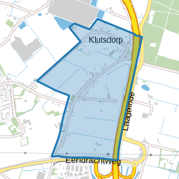 Verspreide huizen Klutsdorp