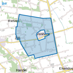 Verspreide huizen Venhorst