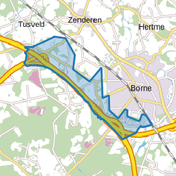 Verspreide huizen Borne-West