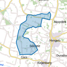 Verspreide huizen Bekveld en Gooi