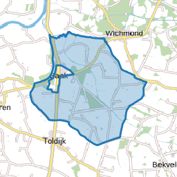 Verspreide huizen Baak