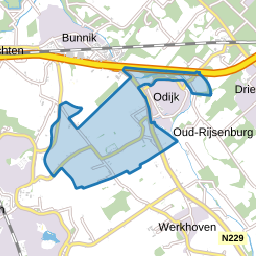 Verspreide huizen van Odijk