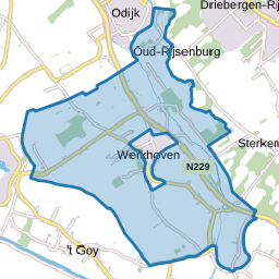 Verspreide huizen van Werkhoven