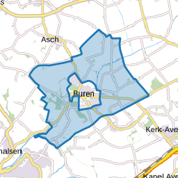 Verspreide huizen Buren