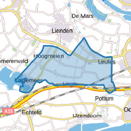 Verspreide huizen Aalst Leutes polder Aalst