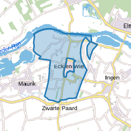 Verspreide huizen Eck en Wiel