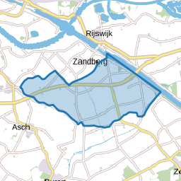 Verspreide huizen poldergebied