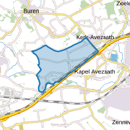 Verspreide huizen Kapel Avezaath