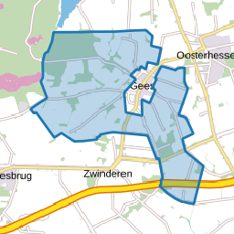Verspreide huizen Gees