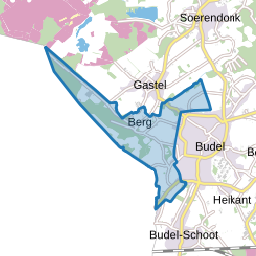 Verspreide huizen Berg en Toom