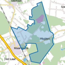 Verspreide huizen Hugten