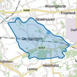 Verspreide huizen Emmen-De Marshoek