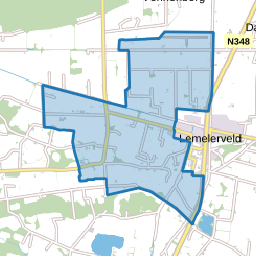 Verspreide huizen Lemelerveld west