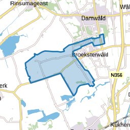 Verspreide huizen Broeksterwâld