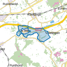 Verspreide huizen De Wijk