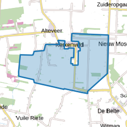 Verspreide huizen Kerkenveld