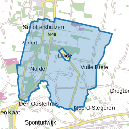 Verspreide huizen Linde