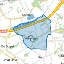 Verspreide huizen Veeningen