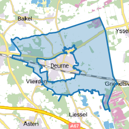 Verspreide woningen bij Deurne