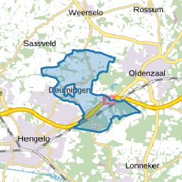 Verspreide huizen Deurningen