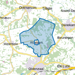 Verspreide huizen Rossum