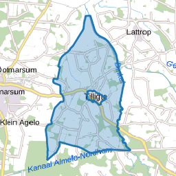 Verspreide huizen Tilligte