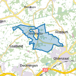 Verspreide huizen Weerselo