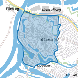 De oude Stad binnen de gracht