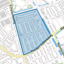 Pr. Bernhardstraat en omgeving