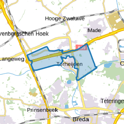 Verspreide huizen Terheijden