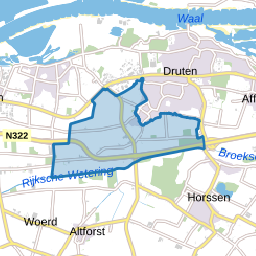 Verspreide huizen Puiflijk