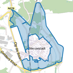 Verspreide huizen Nieuwstadt