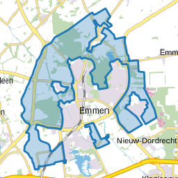 Verspreide huizen Emmen