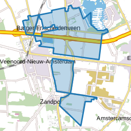 Verspreide huizen Nieuw-Amsterdam