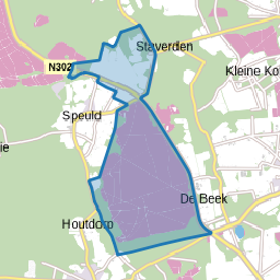Verspreide huizen heidegebied