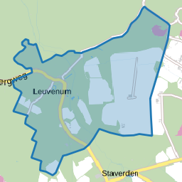 Verspreide huizen Leuvenum