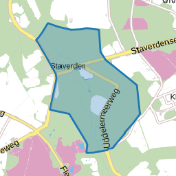 Verspreide huizen Staverden