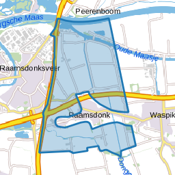 Verspreide huizen Raamsdonk