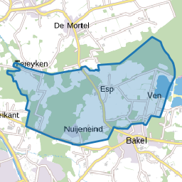Verspreide huizen Grotelse Heide en Esp