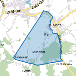 Verspreide huizen Milschot-Tereyken