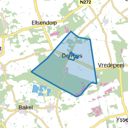 Verspreide huizen Rips